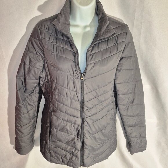 XERSION Puffer style jacket, Grey, lined in size small - Picture 7 of 14